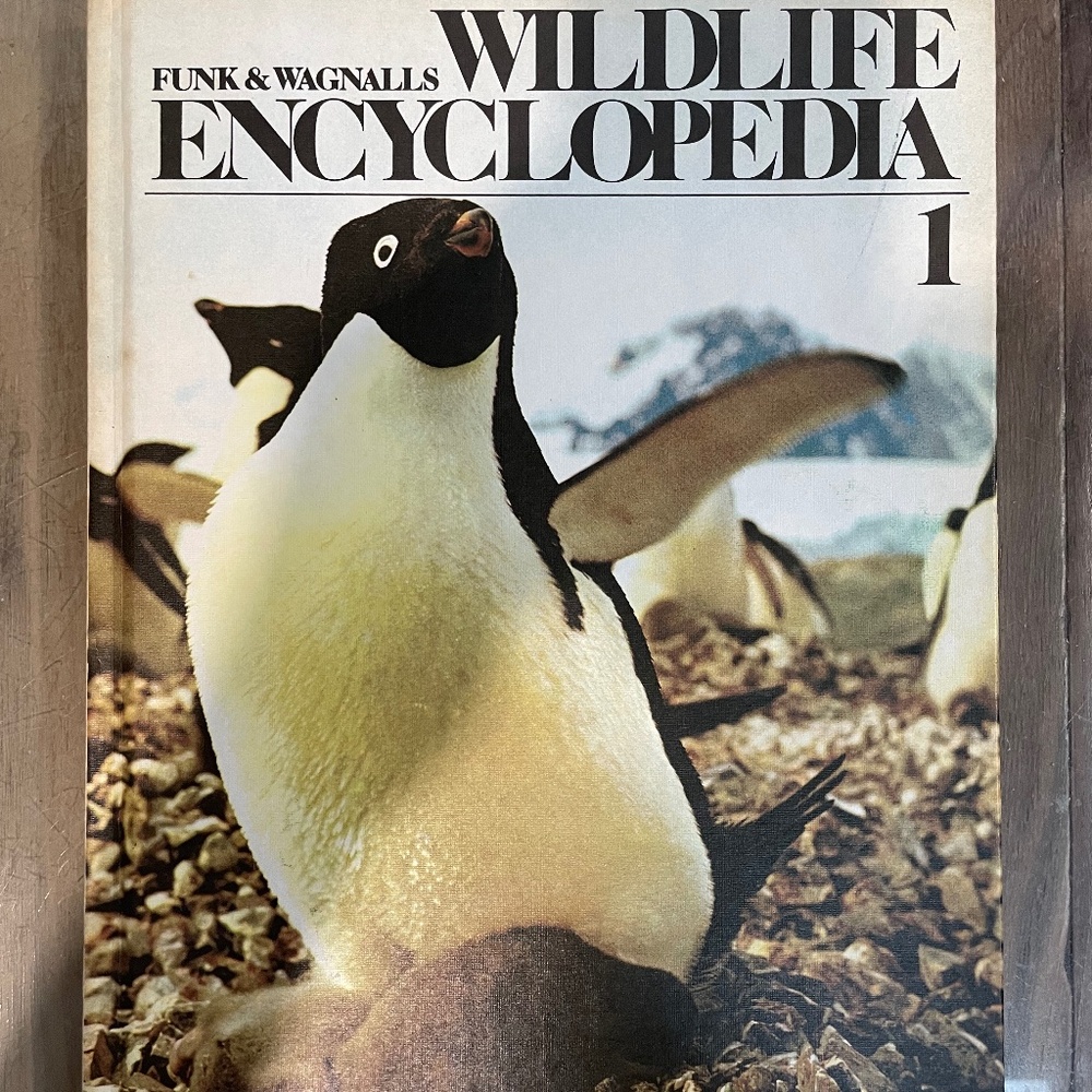 Vintage "Funk & Wagnalls Wildlife Encyclopedia: Volume 1" Hardcover Book